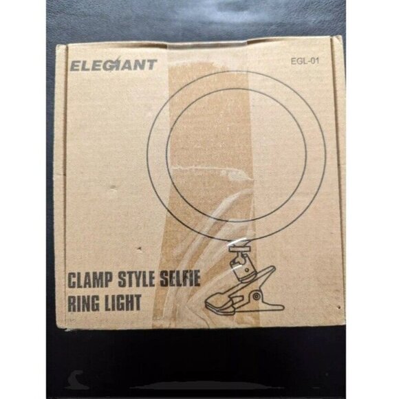 ELEGIANT CLAMP STYLE SELFIE RING LIGHT NEW IN BOX - Picture 5 of 6